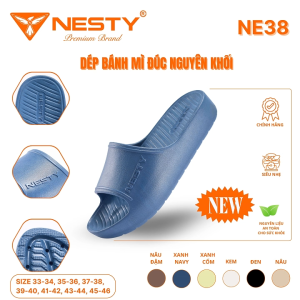 DÉP QUAI NGANG ĐÚC NGUYÊN KHỐI CHÍNH HÃNG NESTY MÃ NE38