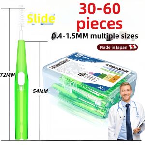 PAMPAS | Orthodontic Specialized Stainless Steel Ultra Fine Interdental Brushes 40pcs