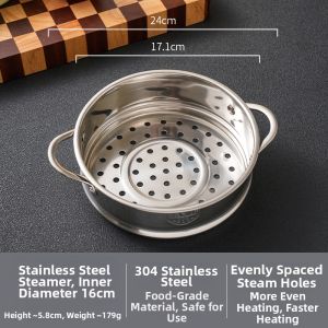 SHELI | Stainless Steel Steamer Basket for Home Use