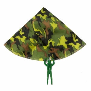 CHUTAI | Hand Throwing Mini Soldier Camouflag Parachute for Kids Outdoor Toys Game Educational Flying Sport for Children