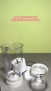 MIYAKO BL102PL Blener Plastik 3in1 kapasitas 1 Liter Bergaransi Resmi