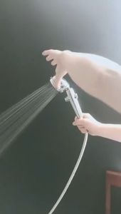 High Pressure Shower nozzle 3 Mode Impurity filter Handheld showerhead Turbocharged 360 degree rotating head High pressure Water saving head Adjustable showerhead Universal shower accessories