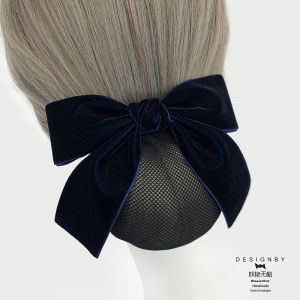 Búi Tóc Lưới Búi Tóc Công Sở Nữ Túi Lưới Búi Tóc Nữ Tiếp Viên Hàng Không Đi Làm Cao Cấp Nhã Nhặn Ngân Hàng Tiếp Viên Làm Việc Búi Tóc Nơ Bướm