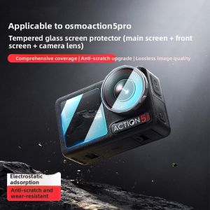 HAISENLE | High Definition Screen Protector Anti-Scratch Anti-Fingerprint Lens Cover for DJI Action5Pro/4/3