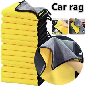 1PCS Car wash cloth Microfiber Towel Auto Cleaning Drying Cloth Hemming Super Absorbent
