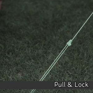 4pcs Glow in the Dark Tent Tightening Hook Luminous Stopper Plastic Wind Rope Night Buckle Triangle Cord Fastener Tool