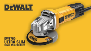 DEWALT 750W 4" SLIM ANGLE GRINDER | SLIDE SWITCH | DWE750S-B1
