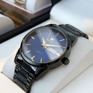 OLEVS resmi Autentik Mode merek Santai jam tangan pria anti air cowok keren original asli import elegan mewah dewasa terbaru ringkas bisnis bercahaya kalender Jam tangan kuarsatali jam baja tahan karat buat gaya kado untuk pacar cowok