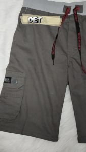 Celana Pendek Cargo Abu Tua Ukuran 28 Sampai 33