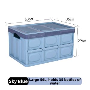 Folding Car Organizer for Books Storage Box
