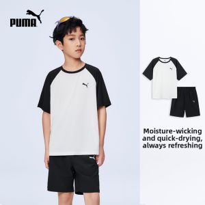 PUMA | Moisture-wicking Quick-dry T-shirt and Shorts Set