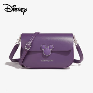 กระเป๋าดิสนีย์มิกกี้เมาส์กระเป๋าสุภาพสตรีสำหรับผู้หญิงคุณภาพสูงสุภาพสตรีหนังแท้กระเป๋าสะพายวินเทจประกาย