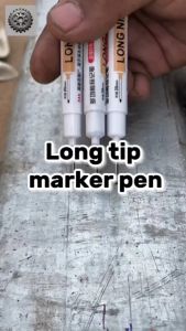 SPIDOL TUKANG ALAT TULIS PENANDA PULPEN KEPALA PANJANG LONG NIB TIP MARKER MERAH BIRU HITAM 12MM PUTIH 0.7MM