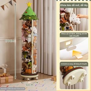 Thùng Lưu Trữ Búp Bê Dung Lượng Lớn Chống Bụi