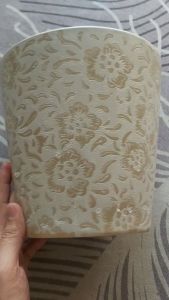 Chậu sứ trồng cây cảnh để bàn cây nội thất tiểu cảnh bonsai mẫu trụ lá tùng