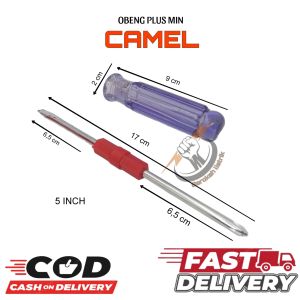 OBENG BOLAK BALIK MIN PLUS 5X65MM CAMEL/OBENG MIN PLUS MAKNET OBENG BB MAGNET/OBENG SERBAGUNA BENING