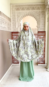 PUSAT MUKENA INDONESIA - MUKENA DEWASA KATUN 2IN1 - PUSPITA