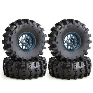 2.2" Metal Beadlock Wheel Tire Set 4pcs OD 150mm for 1/10 RC Crawler Car Axial SCX10 Pro Wraith Capra RR10 RBX10 Traxxas TRX4 