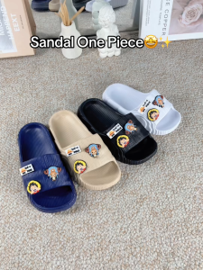 MYFEIDA-CLOOS 777D-11 SANDAL SLOP ANAK KARAKTER ONE PIECE/ SANDAL CL-777C-11 LUFFY & TONNY CHOPPER