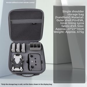 Portable Single Shoulder Backpack Storage Box for DJI Mini 4 pro BKANO Multi-Purpose Digital Storage Organizer Bag