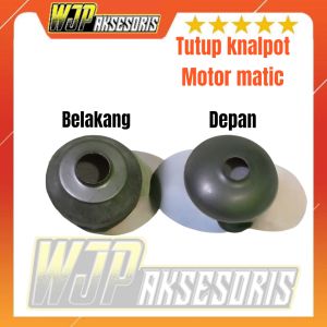 Tutup knalpot motor matic depan belakang 10cm/4inc