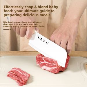 GANGWO | Baby Food Prep Set with Ceramic Knife and Cutting Board