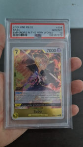 PSA 10 Sabo #104 HOLO FOIL OP09 - Emperors in the New world (ENGLISH) (2024) - One Piece Card GRADED
