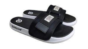 Agnia - Fashion 01: Sandal Distro Sol Putih & Sandal Pria Trendy