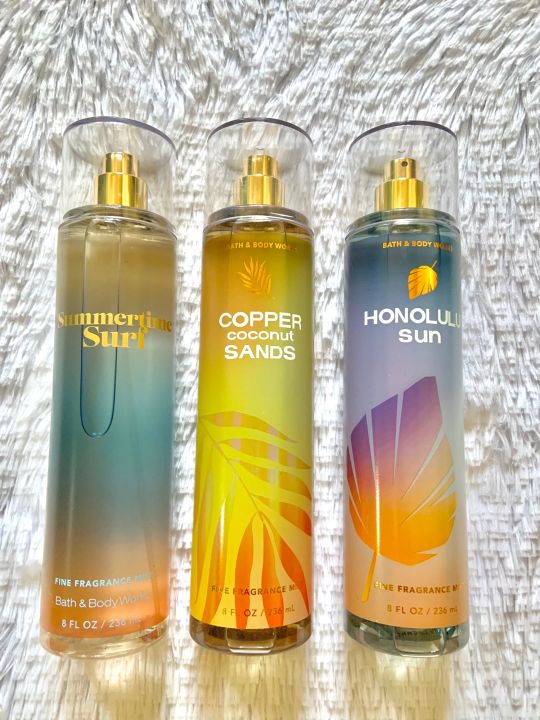 BBW: happy vibes store / summertime surf / copper coconut sands mist