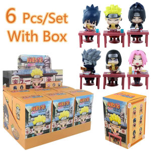 Bandai | 2026 New Anime Naruto Shippuden Ramen Theme Blind Box Figures Naruto Sasuke Model Toys Gifts for childrens