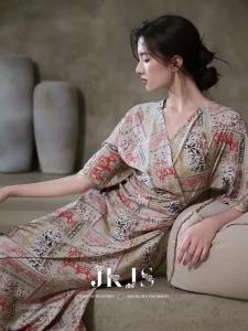 JK&JS | Summer Stylish Waist-Cinching Cheongsam Dress