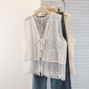 AIYITI | Lace Embroidered Plus Size Summer Tank