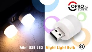 OPRO Mini USB LED Night Light Lamp Portable LED Bulb