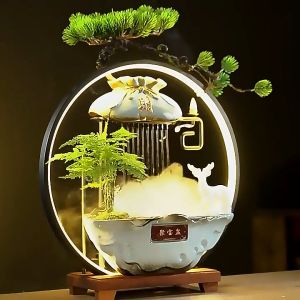 โคมไฟม่านน้ำฝน ไฟLED35cm. ถุงรับทรัพย์-กวางและช้าง เสริมฮวงจุ้ย ช่วยดึงดูดความมั่งคั่งและนำโชคลาภ