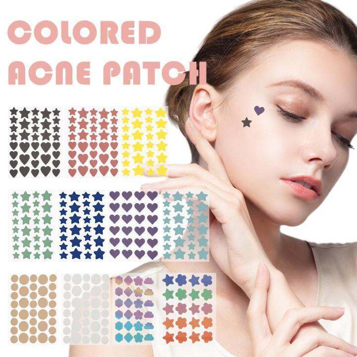 C.three 36Pcs Acne Patch Salicylic Cute Star Invisible Pimple Acne Remover Patch Sticker SkinCare Waterproof TOPITEM👍