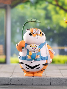 Authentic Goda Takeshi Father and Son Xiao Hand-Made Blind Box Cute Healing Little Tiger Car Decoration Desktop Decoration Gift
