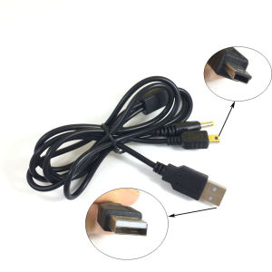 JCD High Quality 2 in 1 USB Data Transfer Charge Charger Cable Cord For PSP 1000 2000 3000 To PC