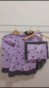 Set Mukena Anak Tas Sajadah Kuromi: Perlengkapan Shalat Katun Terbaru Murah