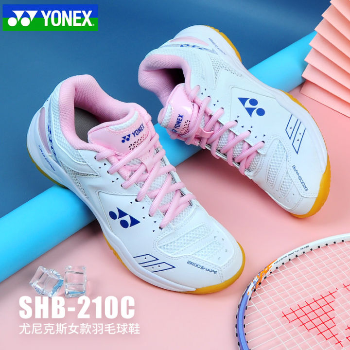 Yonex badminton best sale shoes pink