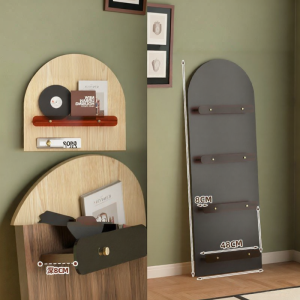 AMU·PIGGY | Retro Style Multi-functional Bookshelf