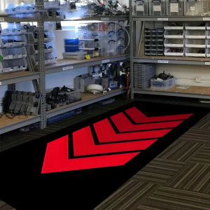 VIKAMA Motorcycle Garage Carpet Oil Resistant Wear Resistant Display Mat Corridor Bedroom Floor Rug Home Decor