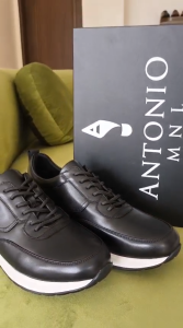 ANTONIO MNL SHOES - ARCHIE - BLACK (GENUINE LEATHER)