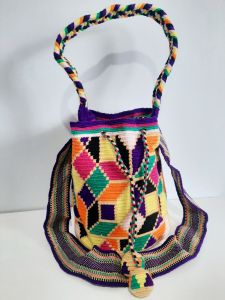 Wayuu Mochila sling bag from Colombia Large size