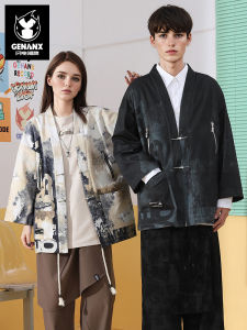 Genanx Lightning Tide Brand Couples Style Jacket Outerwear New Chinese Design Sensation Early Autumn New Fashionable Men Women