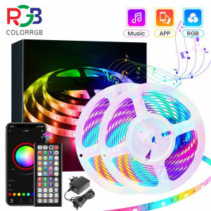 Led Lights for Bedroom  Color Changing RGB Led Strip Lights with 44 Keys Remote and App Control Music Sync Led Light