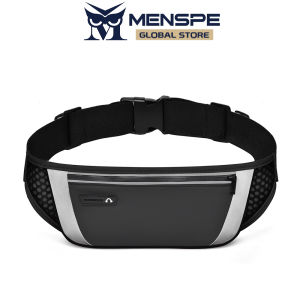 MENSPE กระเป๋ากีฬาแฟชั่นสำหรับผู้ชายและผู้หญิงกระเป๋ากระเป๋าคาดเอวน้ำหนักเบากระเป๋ากระเป๋าคาดหน้าอกปรับได้กระเป๋าวิ่งพาดลำตัวกันน้ำกระเป๋าคาดเอวโทรศัพท์เข็มขัดวิ่งจ๊อกกิ้งกระเป๋าคาดเอวกระเป๋าคาดเอวพร้อมแถบสะท้อนแสงสำหรับออกกำลังกายกลางแจ้ง