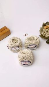 Benang Kasur Putih Cap Sepeda [1 Gulung] / Tali Bol Tukang Bangunan / Jahit Ikat Bendera / Pabrik Benang ACG