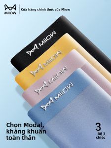 Quần lót MiiOW Catman nam làm bằng Modal lụa tơ tằm không đường may kháng khuẩn