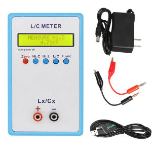 LC-200A LC200A Capacitance Meter Hand-held Digital LCD Capacitance Inductance Meter LC Measuring Meter 1pF-100mF 1uH-100H
