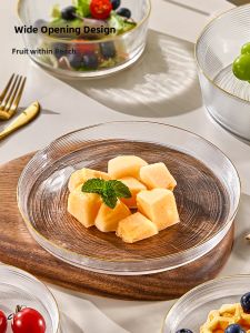 YAGANG | Elegant Glass Fruit Plate Set